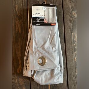 Mainstays blackout curtains - 84 inches - silver